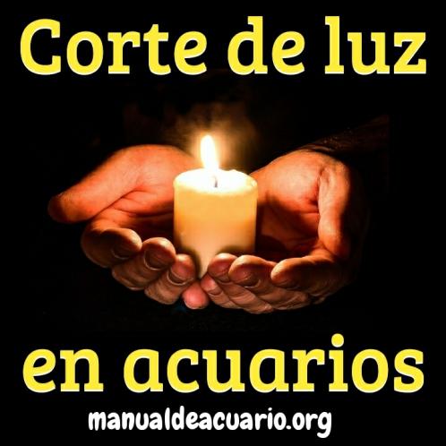 cortes de luz en acuarios